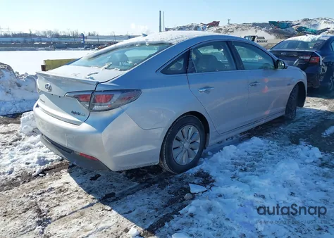 2016 Hyundai Sonata Hybrid Se z USA, uszkodzony, nr VIN KMHE24L13GA023672